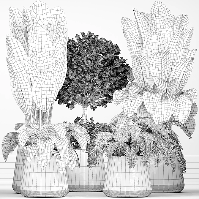 Precise 3D Plant Model With Turbo Smooth 3D model image 5