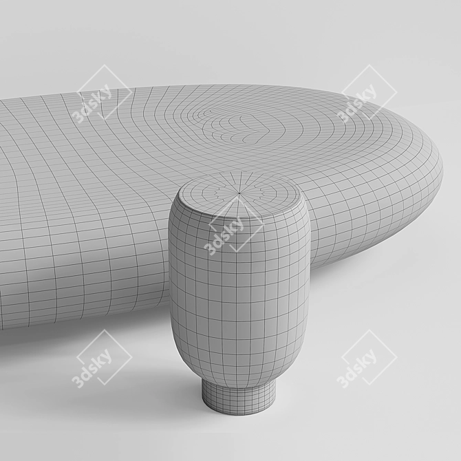 Designer Marble Coffee Tables Collection 3D model image 5