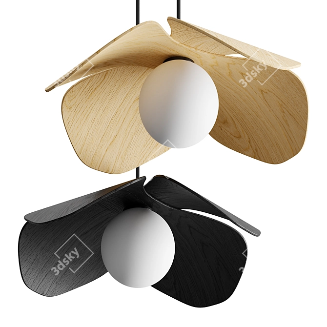 Ethereal Pendant Light Collection 3D model image 2