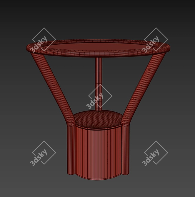 Elegant Chanterelle Giorgetti Table 3D model image 2