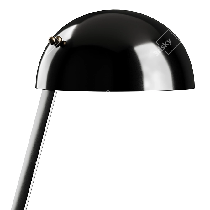 Sleek Modern Table Lamp Kit 3D model image 3