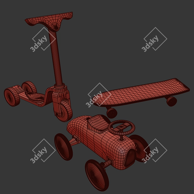 3D Toy Set Render Bundle 3D model image 5