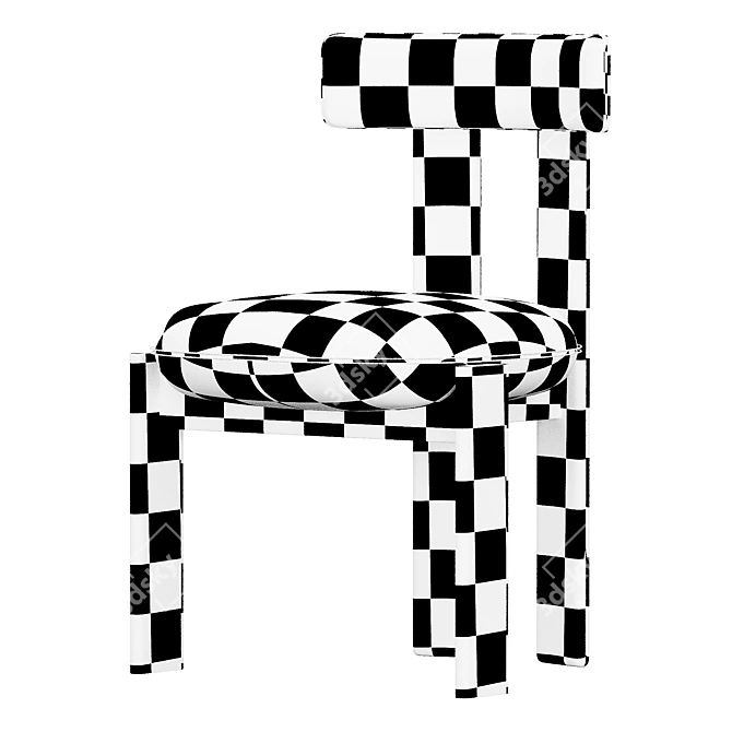 Modern Bonaldo Pi Chair: Compact Beauty 3D model image 5