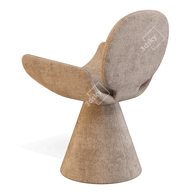 Bonaldo Youpi Modern Dining Chair 3D model image 4