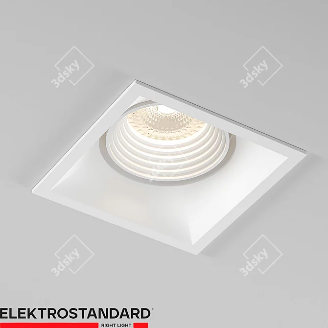 Elektrostandard Punto Recessed Spotlight 3D model image 1