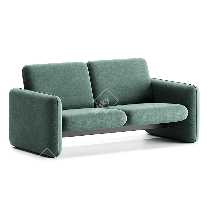 Wilkes 2 Seater Modular Sofa 3D model image 5