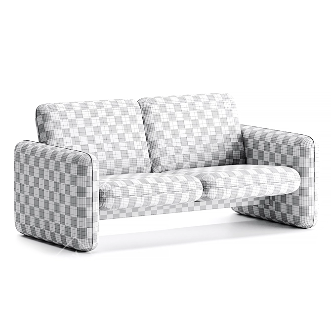 Wilkes 2 Seater Modular Sofa 3D model image 6