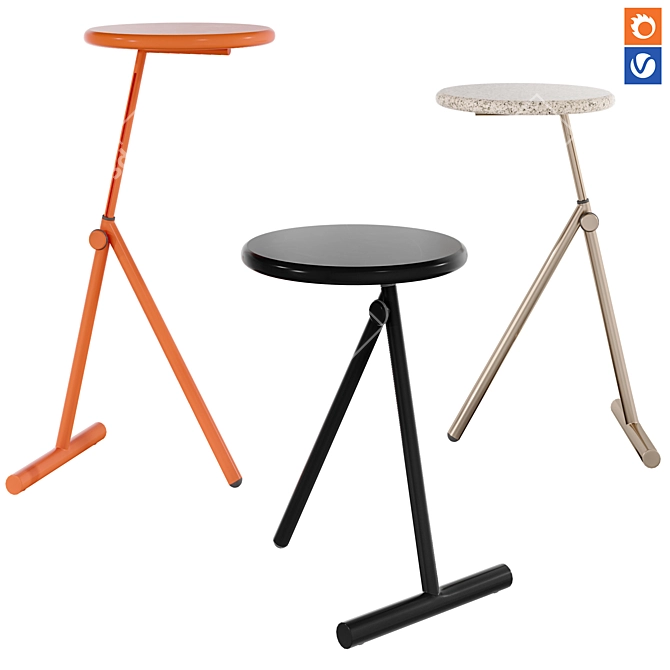 Versatile Opinion Ciatti KOJI Table 3D model image 3