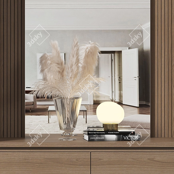 Title: High-Quality 4K Wardrobe Set 3D model image 3