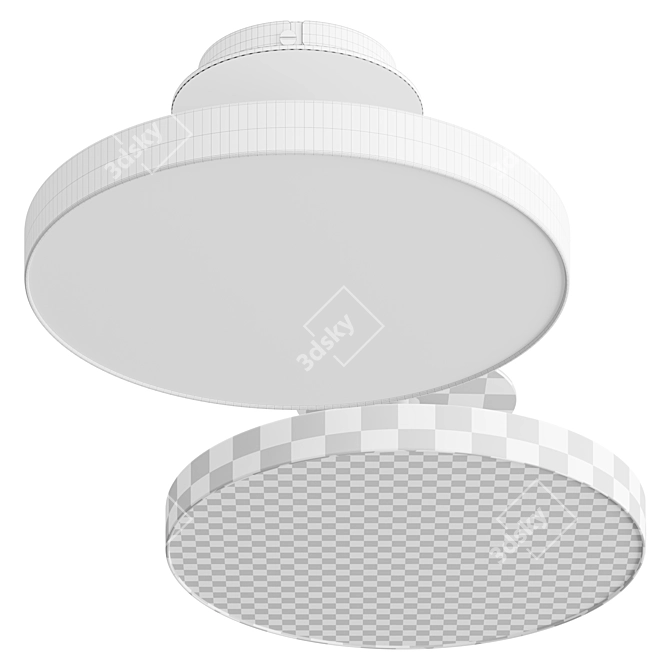 Asteria Up Ceiling Light Fixture 3D model image 4