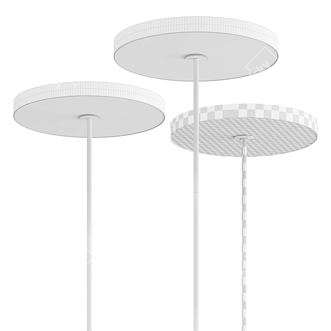 Elegant Modern Floor Lamp 3D model image 3