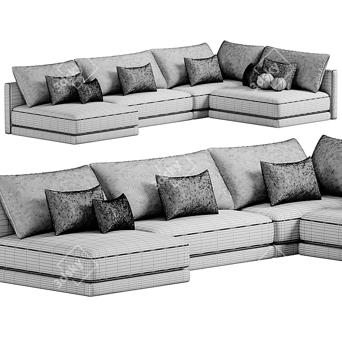 Katarina Corner Sofa by Blanche 3D model image 6