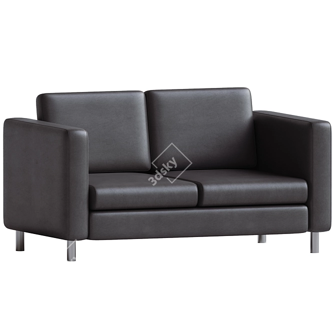 Modern Office Two-Seater Sofa 3D model image 2