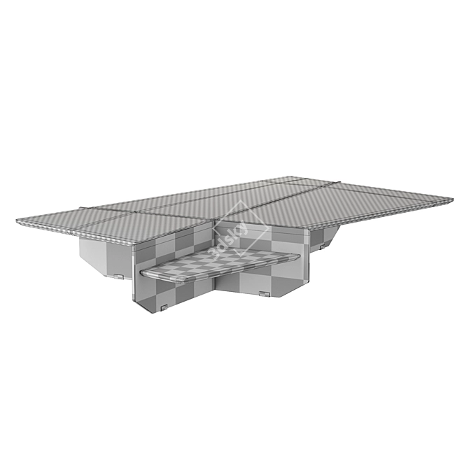 Modern Designer Giorgetti Ghiblim Table 3D model image 12