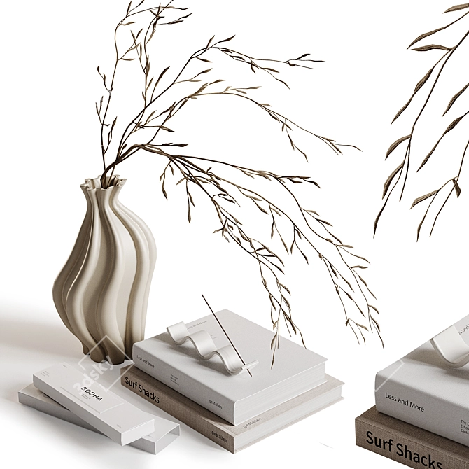 Modern Decor Set "Blom 3D model image 1