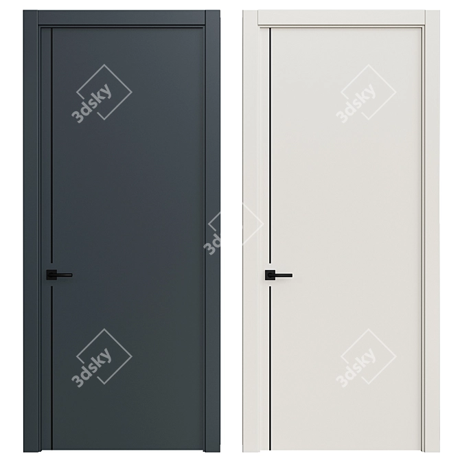 Interior Doors 3D Model 241 3D model image 1
