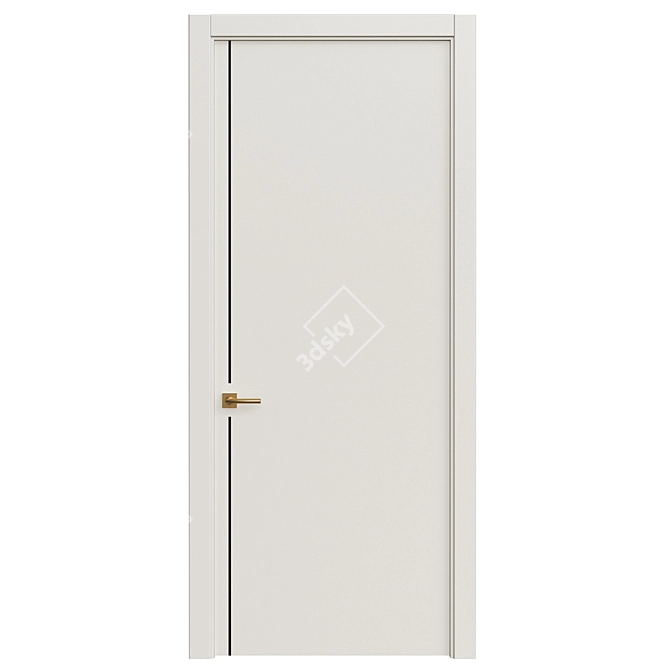 Interior Doors 3D Model 241 3D model image 2