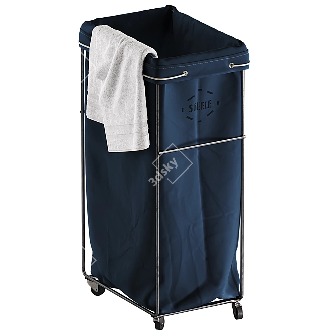 Canvas Caddie with Wheels - Three Color Options 3D model image 4