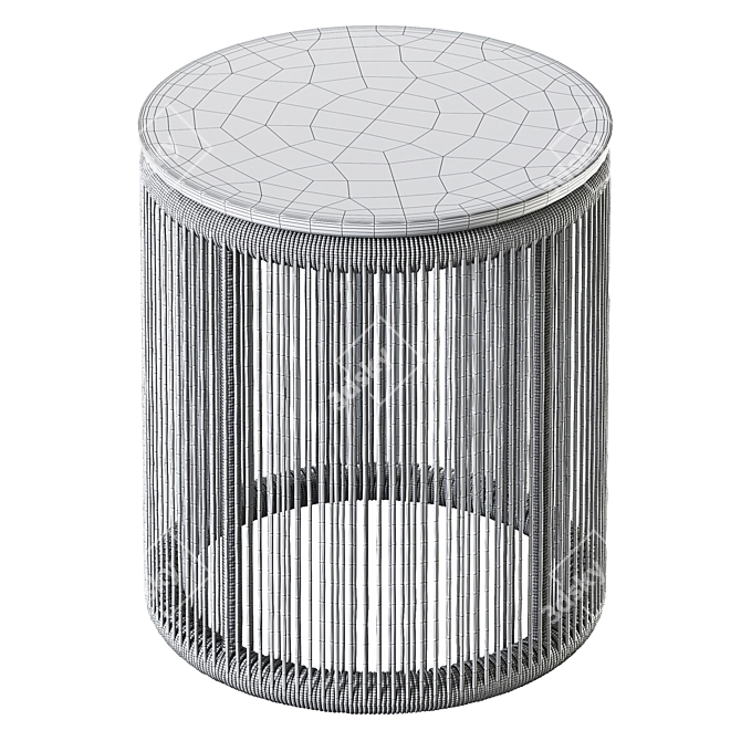 Palma End Table: Modern Elegance 3D model image 4