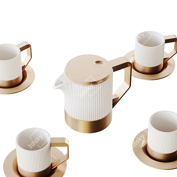Bork Stakanы and Tea Kettle 3D model image 3