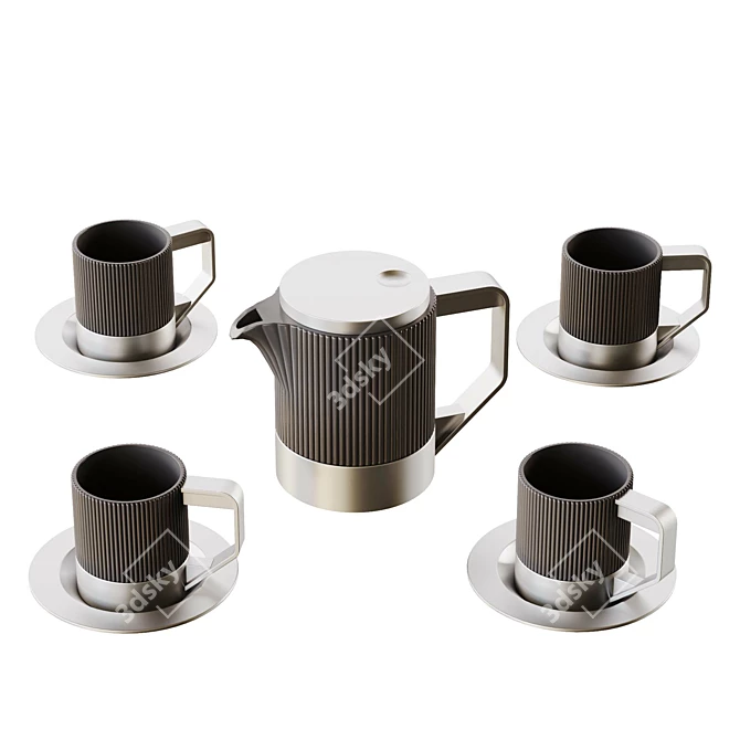 Bork Stakanы and Tea Kettle 3D model image 4