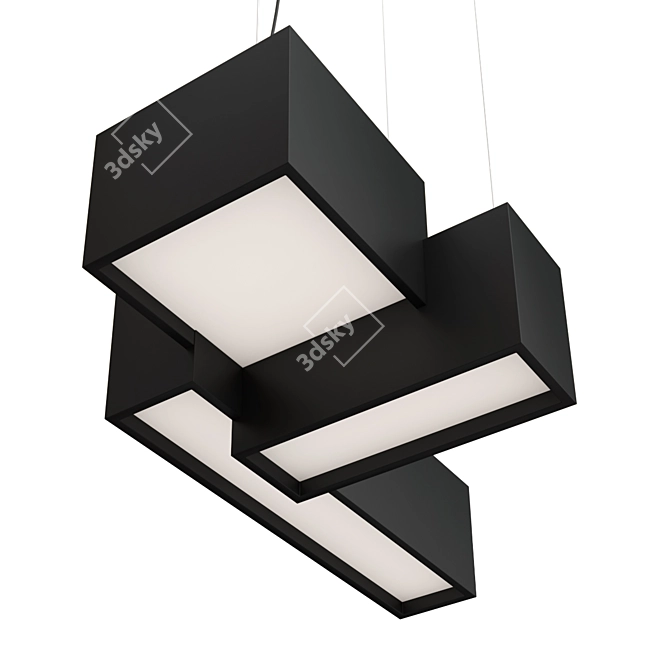 Modern BEBOW LED Pendant Light 3D model image 1