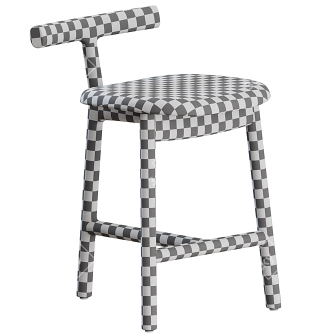 Modern MC7 RADICE Chair Set 3D model image 3
