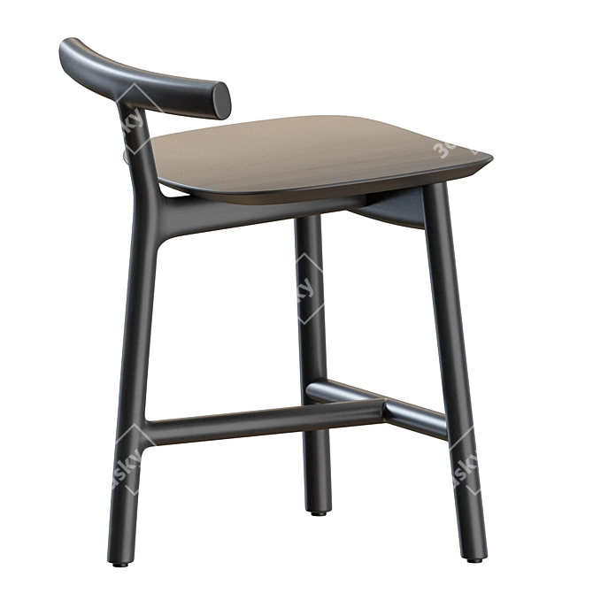 Modern MC7 RADICE Chair Set 3D model image 6