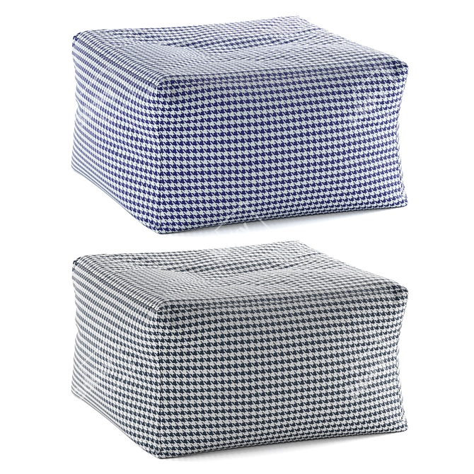 Complements Collection Pouf Set 3D model image 3