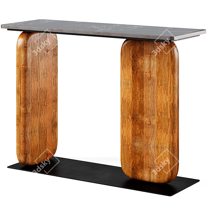 Pemba Console Table by Zuo 3D model image 1