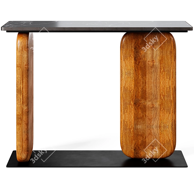 Pemba Console Table by Zuo 3D model image 2