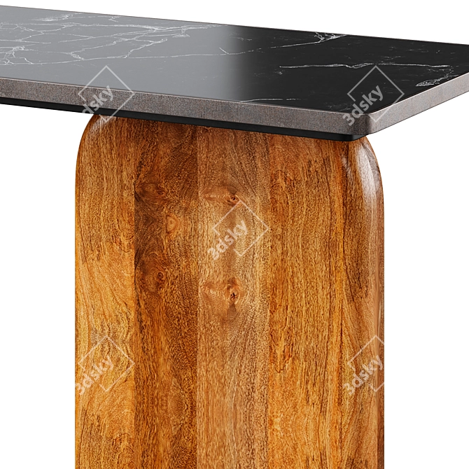 Pemba Console Table by Zuo 3D model image 4