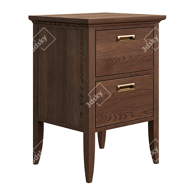 TIMELESS Light Bedside Table 3D model image 5