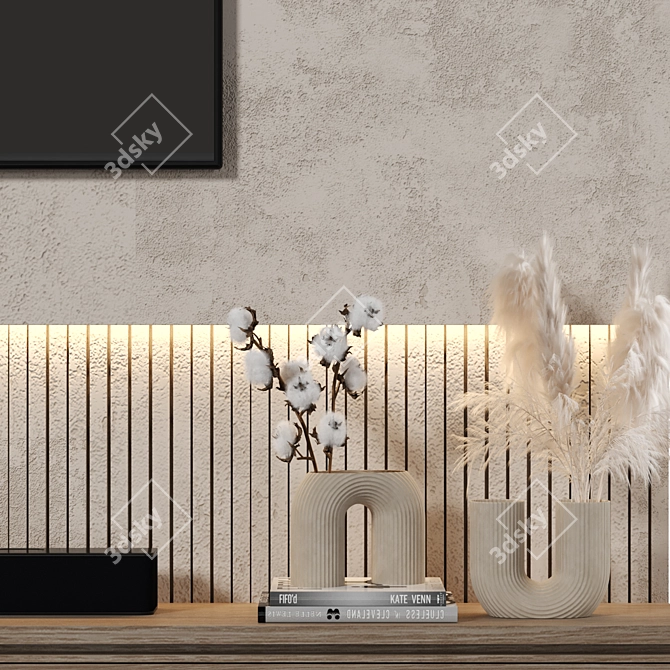 Sleek TV Wall Mount 152 3D model image 3