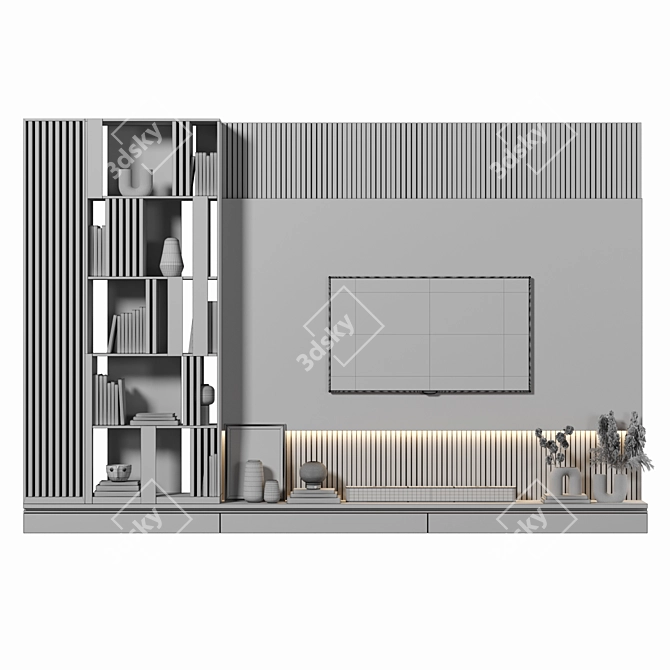 Sleek TV Wall Mount 152 3D model image 4