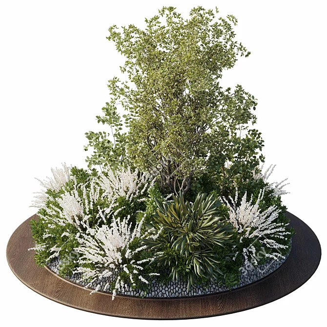 Outdoor Garden Plants Collection 3D model image 1