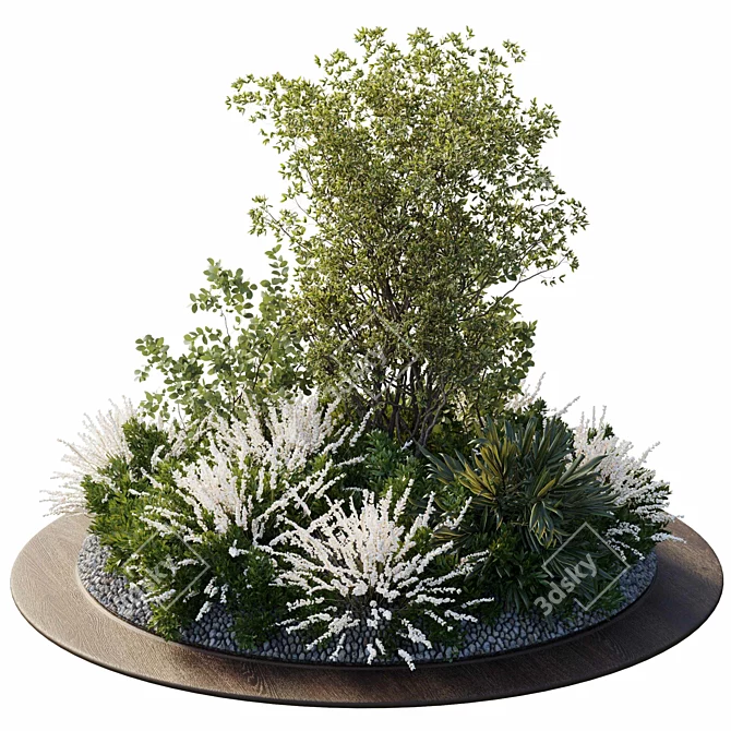 Outdoor Garden Plants Collection 3D model image 2