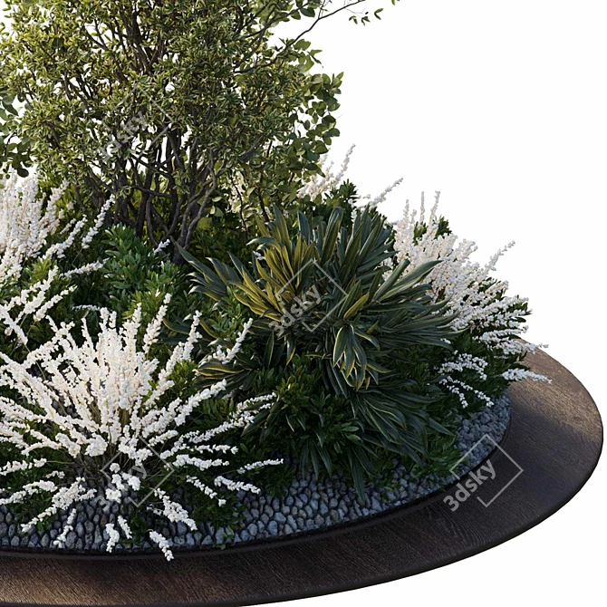 Outdoor Garden Plants Collection 3D model image 5