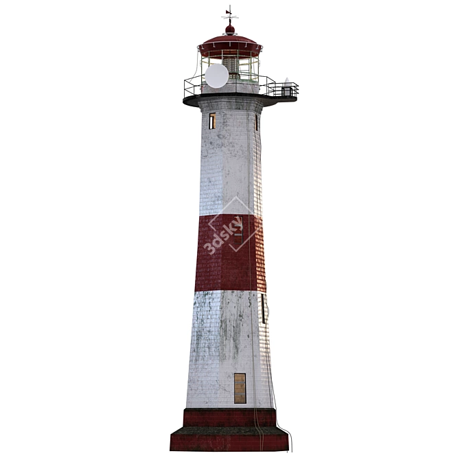 Nautical Heritage Lighthouse Model 3D model image 1