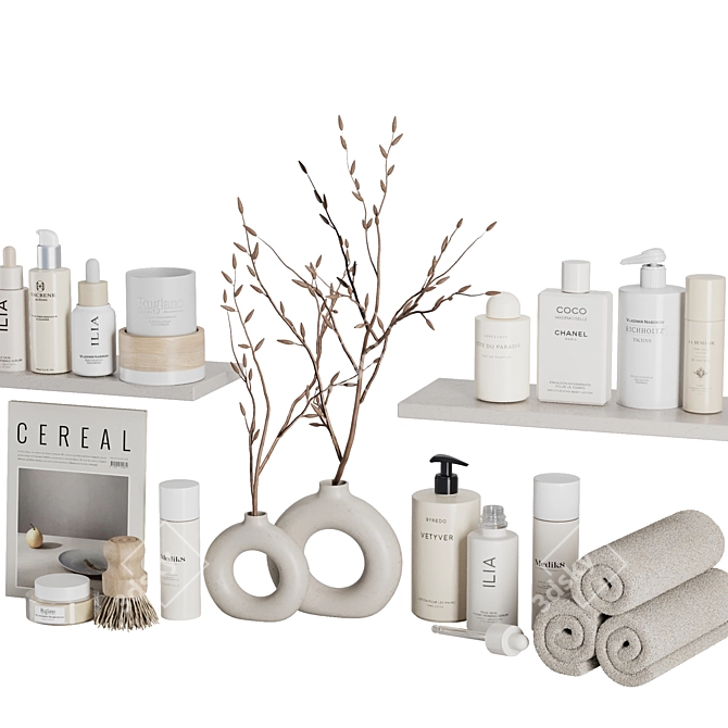 Modern Bath Set 2016 Edition 3D model image 3