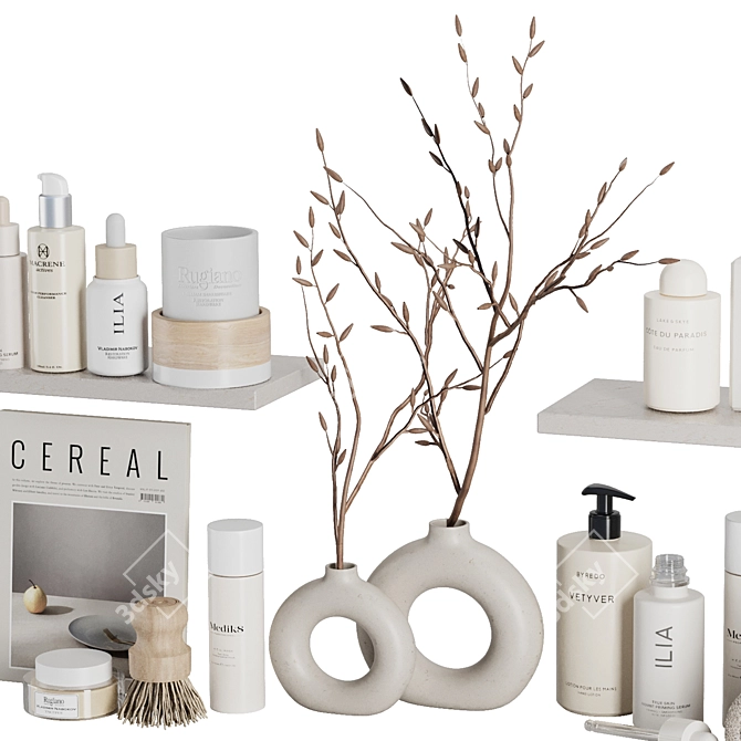 Modern Bath Set 2016 Edition 3D model image 4