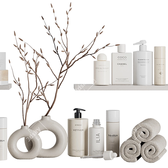 Modern Bath Set 2016 Edition 3D model image 5