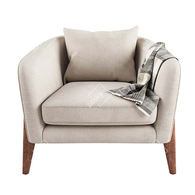 Casamilano Page Armchair corona texture 3D model image 2