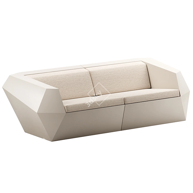 Vondom FAZ 2 Modular Sofa 3D model image 2
