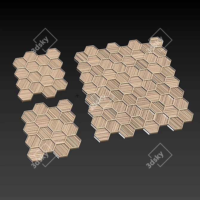 High-Poly Polygonal Decor Model 3D model image 5