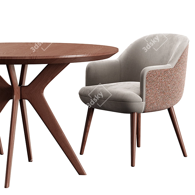 Konyshev Clark Dining Set 3D model image 4