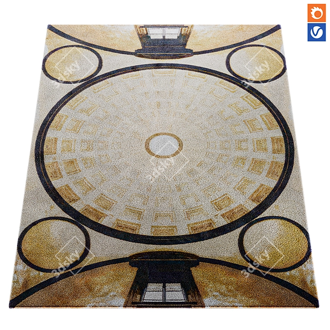 Opinion Ciatti Rug: Versatile Design 3D model image 1