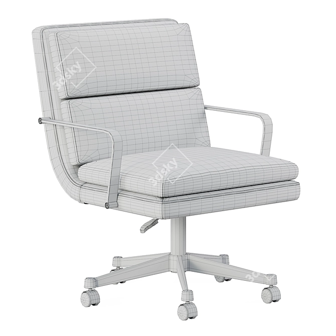 Modern Ergonomic Jude Desk Chair 3D model image 5