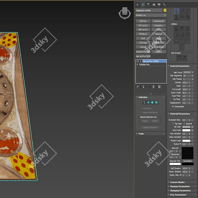 Customizable Soffitto Ceiling Model 3D model image 2