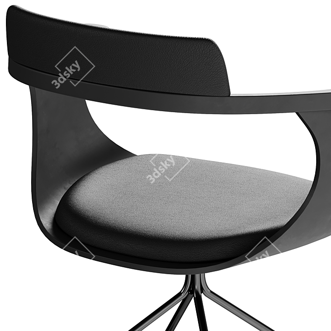 Modern Doulton Office Chair 3D model image 5